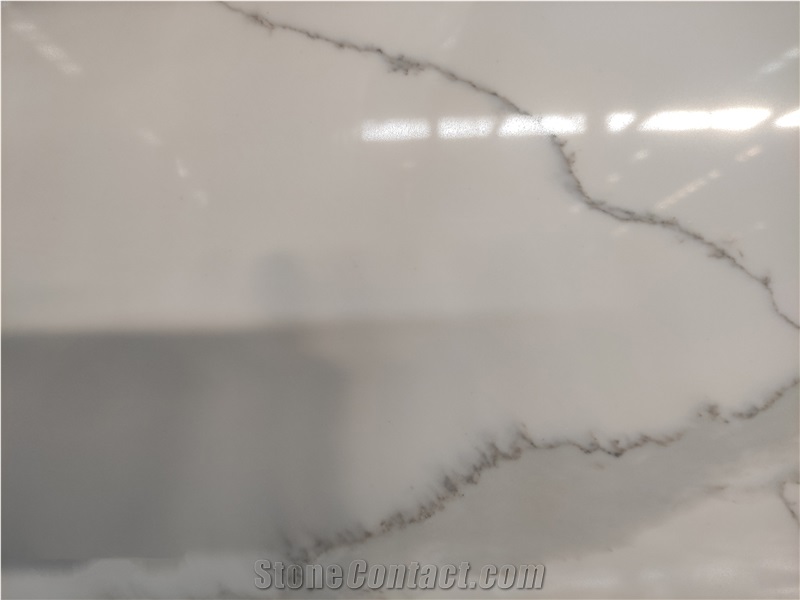 Hot Sale Calacatta Classic  A1801L Quartz Slab&Tiles