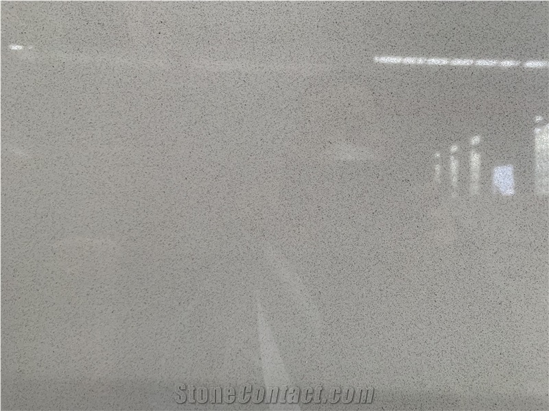 Light Grey  Quartz Slabs Engineered Stone Slabs