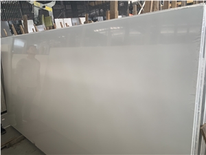 Pure White Arificial Quartz Slabs Engineered Stone