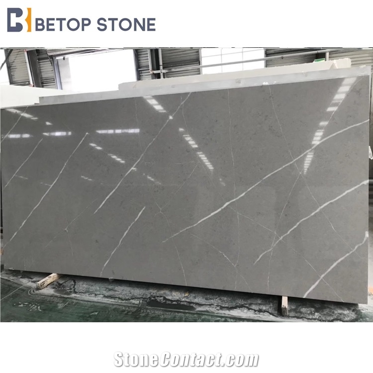 Silver Grey Artificial Quartz