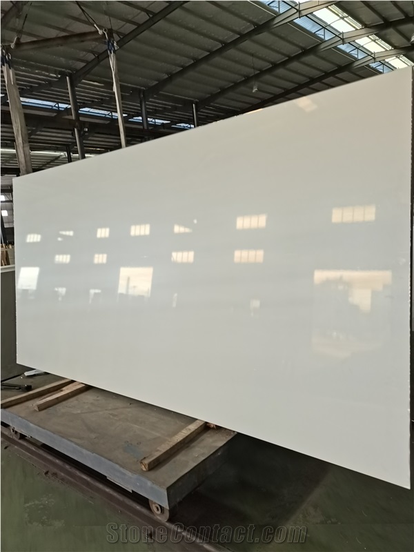 Super White Quartz Slabs Engineer Stones