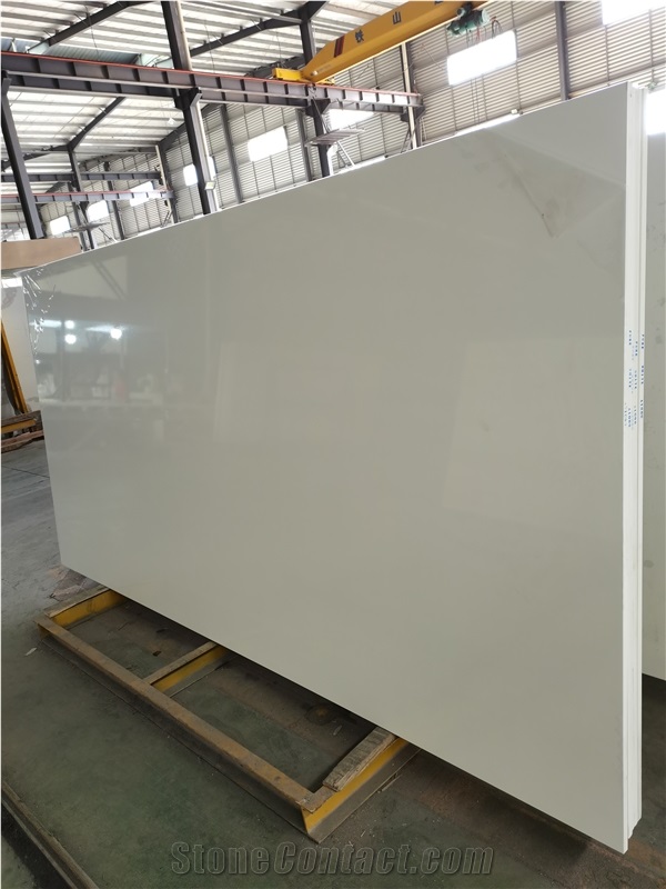 Super White Quartz Slabs Engineer Stones