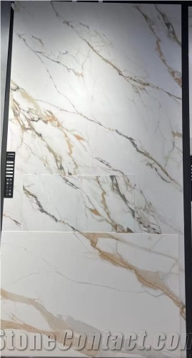 White Marble Sintered Stone Slabs