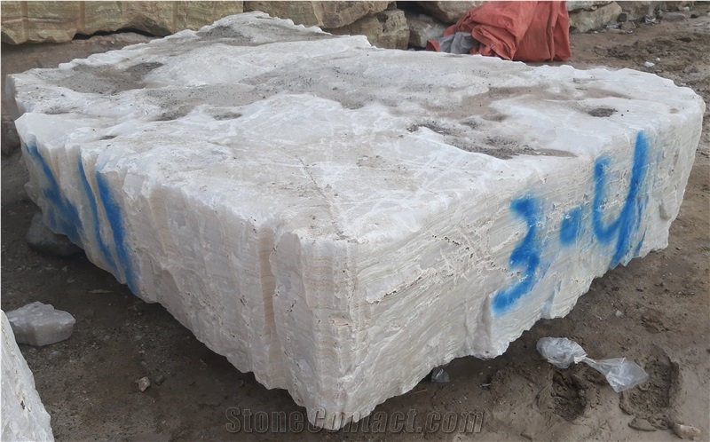 Afghan White Onyx Blocks