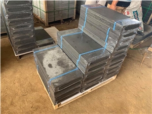 30 X 60 X 3Cm Honey Hole Lava Stone Grey Basalt Tile