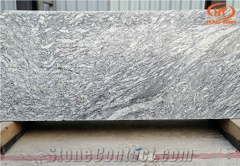 Black Sand Ocean Granite Slab