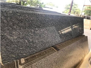 Black Sand Ocean Granite Slab