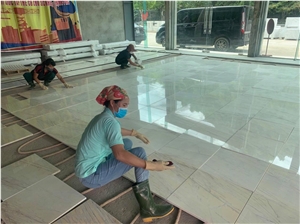 Luxury Light Yellow Marble Floor Tile