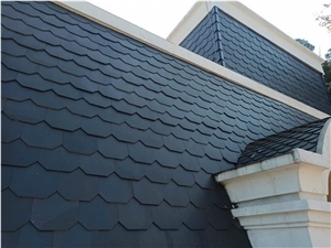 Roof Tile Black Slate Stone
