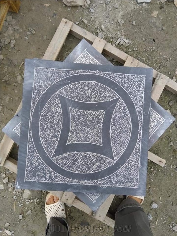 Vietnam Lucky Money Pattern Bluestone Tile