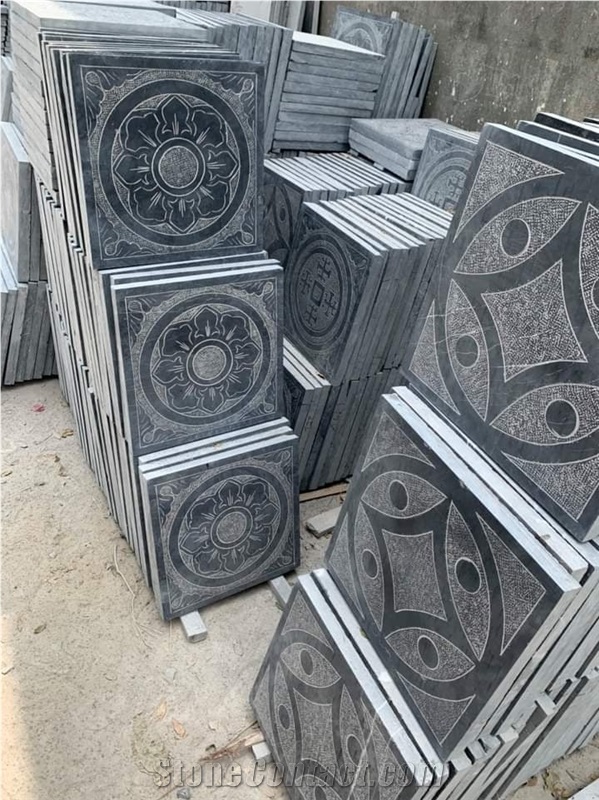 Vietnam Lucky Money Pattern Bluestone Tile
