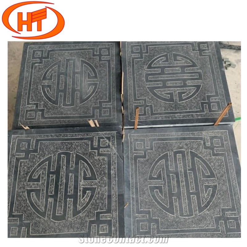Vietnam Lucky Money Pattern Bluestone Tile