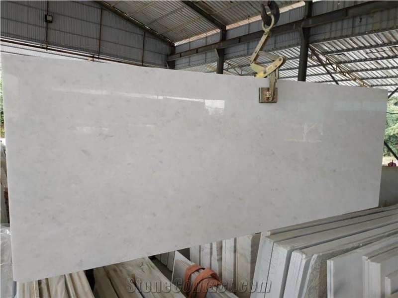 Vietnam Opal White Marble Slab