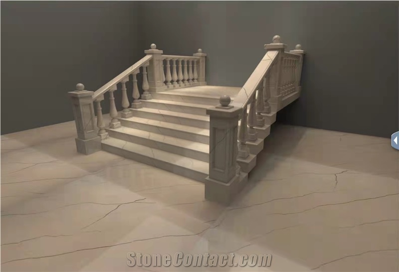 Adria Grigio Almond Beige Marble Slab Tiles Supplier China