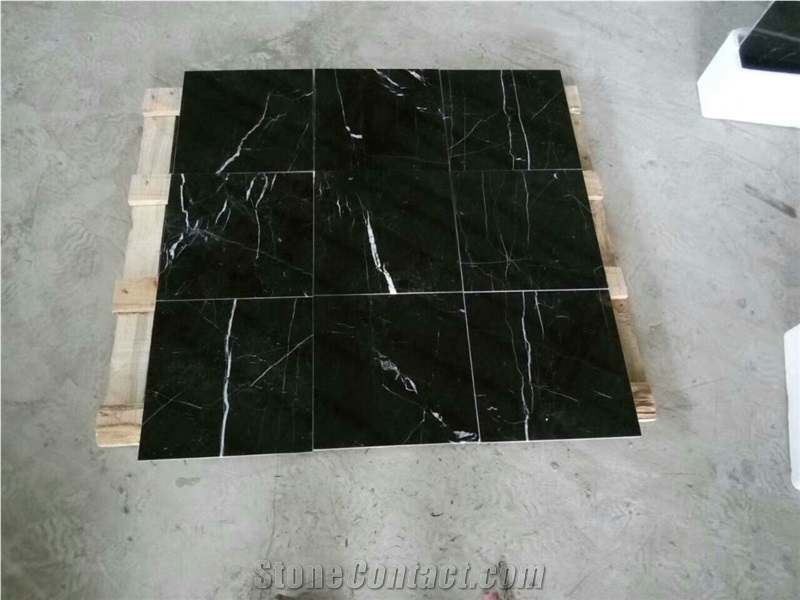 Marmo Negro Markina,Marmo Markina Olaspe Marble Tiles