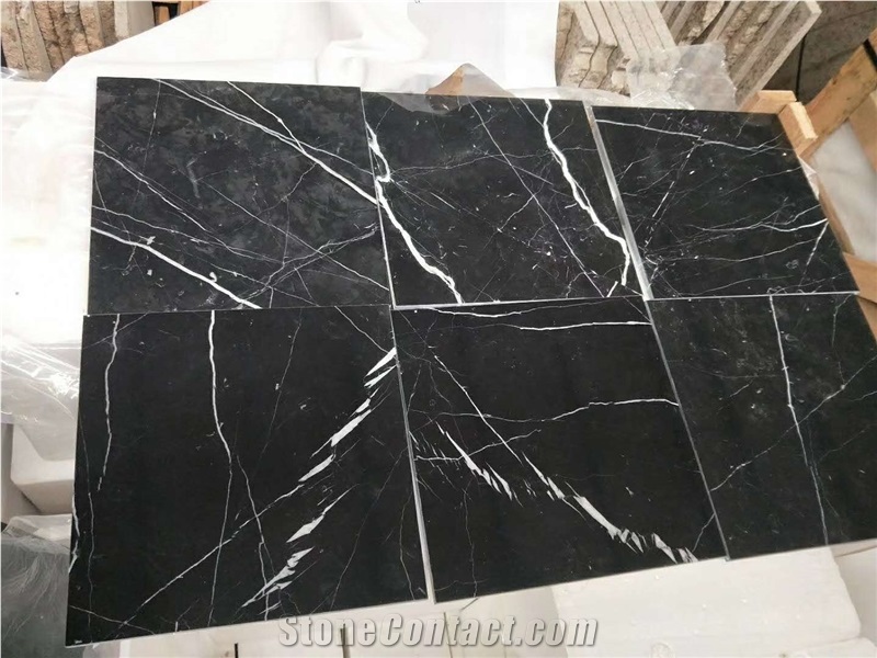 Nero Persian Marble Brunella Marble Floor Tiles