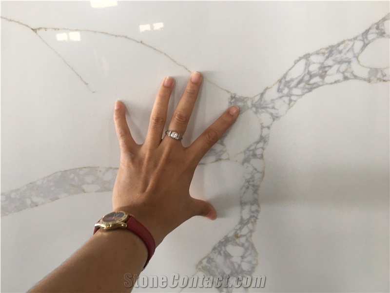 Calacatta Quartz Slabs- Marble Looks Quartz