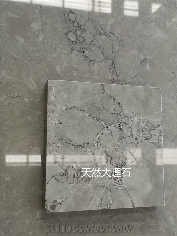 Artificial Victoria Grey Marble Grey Prime Slabs & Tiles 