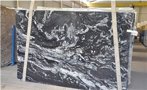 Atacama Black Granite Slabs, Brazil Black Granite Slabs