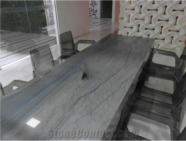 Azul Macaubas Quartzite Tabletops, Blue Quartzite Tabletops