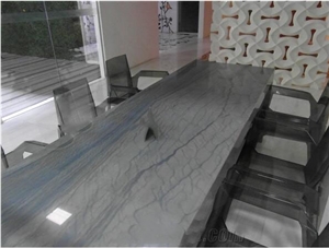 Azul Macaubas Quartzite Tabletops, Blue Quartzite Tabletops
