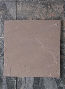 Chocolate Sandstone Slabs & Tiles, India Brown Sandstone