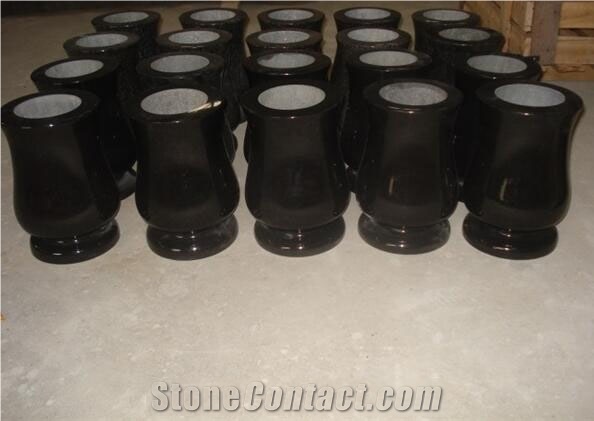 Granite Urn, Vases, G636 Pink Granite Vases