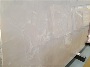 Iran Snow White Onyx Tiles & Slabs