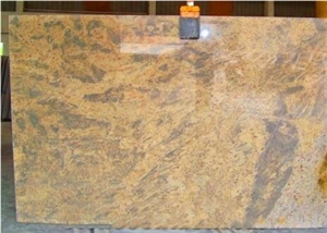 Kashmir Gold Granite Slabs, India Yellow Granite