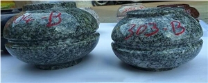 Kuppam Green Granite Vase, Verde Green Granite Vase India