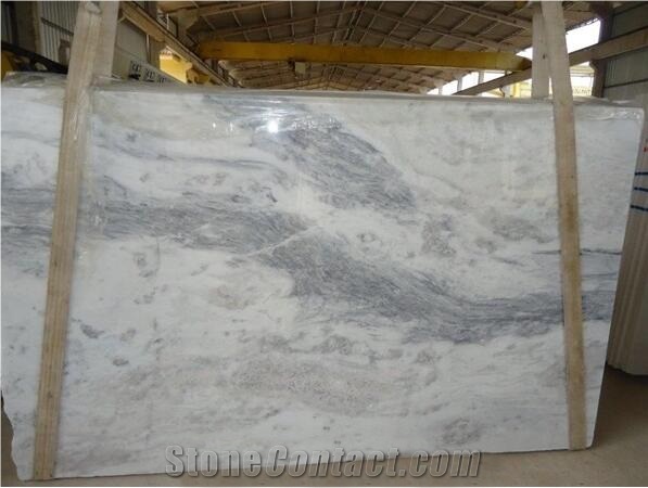 Marble Mont Blanc Slabs & Tiles, Brazil White Marble