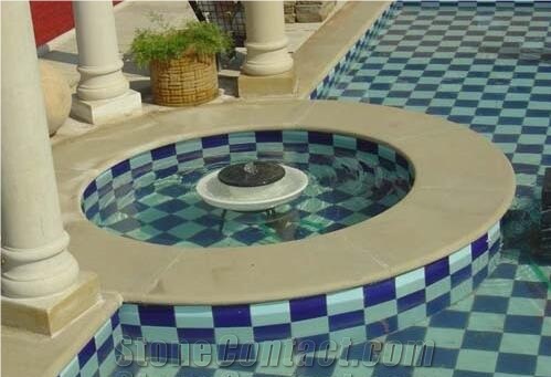 Mint Yellow Pool Coping Sandstone