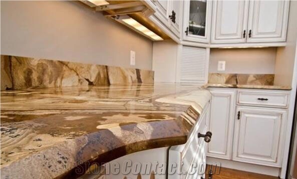 Palomino Quartzite Slabs, Brazil Yellow Quartzite Slabs