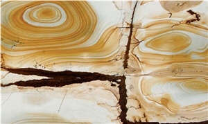 Palomino Quartzite Tiles & Slabs, Yellow Brazil Quartzite