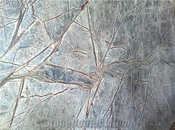 Rain Forest Green Marble Slabs & Tiles, India Green Marble