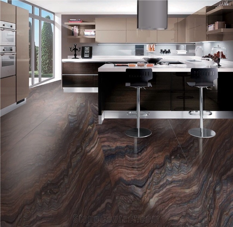 Red Fusion Quartzite Brazil Quartzite Slabs & Tiles