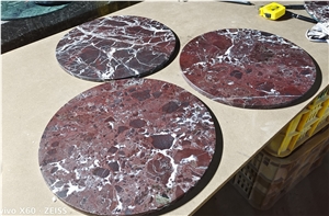 Round Wine Marble Coasters