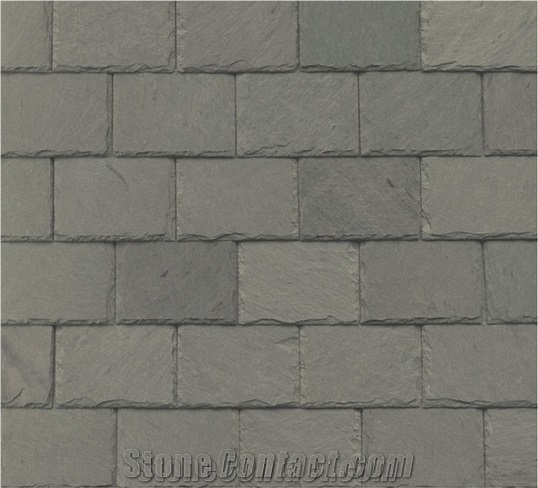 Semi-Weathering Grey - Green, Grey Slate Roof Tiles