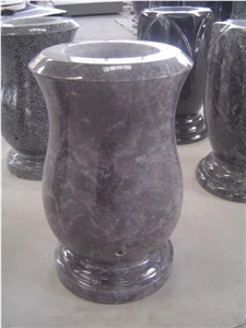 Shanxi Black Granite Monumental Vases,Flower Holder