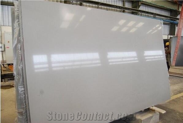 Silver Grey Quartzite Slabs, India Grey Quartzite