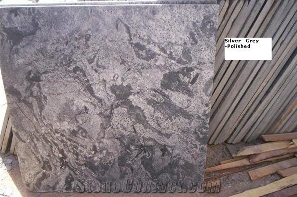 Silver Grey Slate Stone, Indian Silver Grey Slate