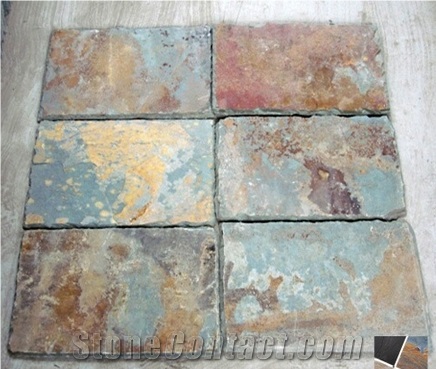 Slate Roof Repair, Multicolor Slate Roof Tiles