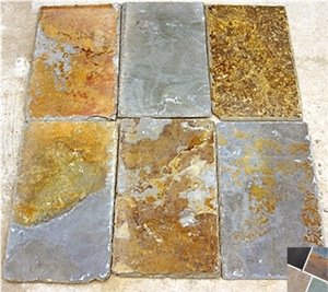 Slate Roof Repair, Multicolor Slate Roof Tiles