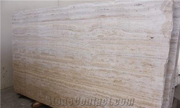Travertino Classico Slabs, Romano Classico Travertine Slabs