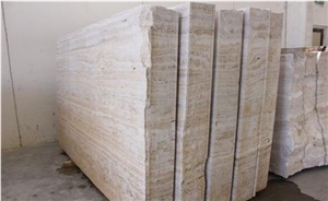 Travertino Classico Slabs, Romano Classico Travertine Slabs