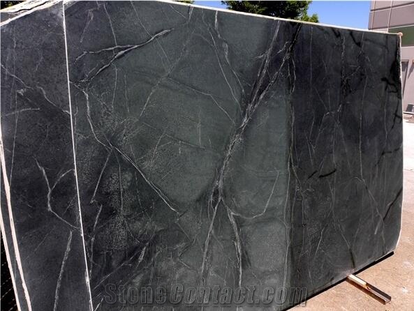 Verde Minas Soapstone Slabs, Brazil Green Soapstone