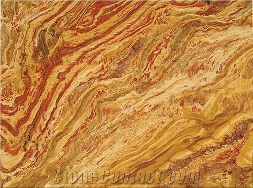 Yellow Bamboo Quartzite Slabs  Brazil Yellow Quartzite
