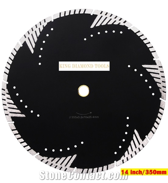 105~350Mm Diamond Saw Blade With Protection Teeth