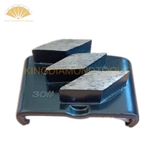 Diamond Grinding Shoes With Three Rhombus Shape Segments
