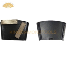 Diamond Grinding Shoes With Two Rectangle Shape Segments